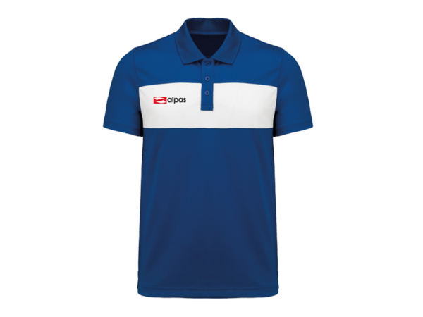alpas Poloshirt Division blau