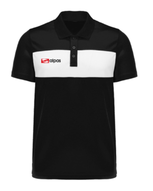 alpas Poloshirt Division schwarz