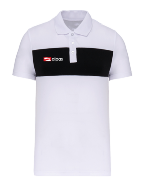 alpas Poloshirt Division weiß