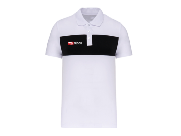 alpas Poloshirt Division weiß